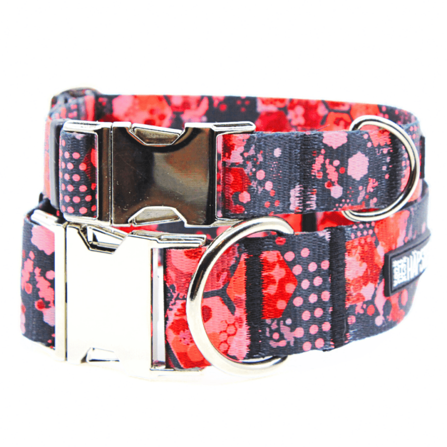 Kaelarihm "Red honeycomb"