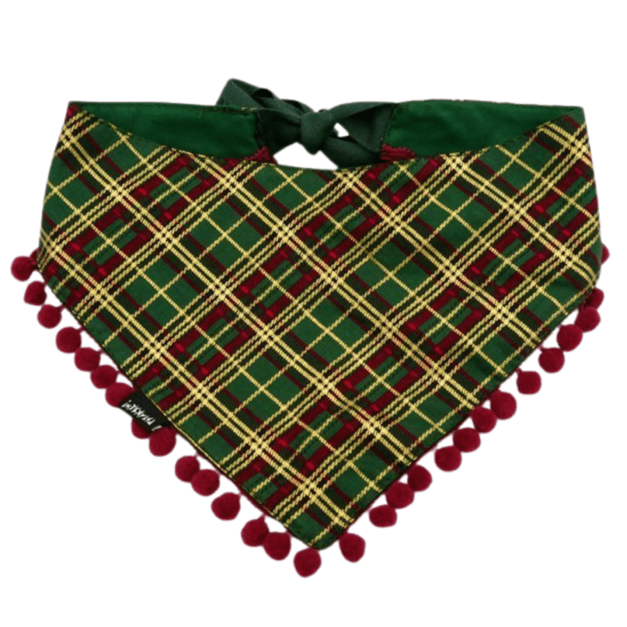 Kaelarätik "Tartan (green)"