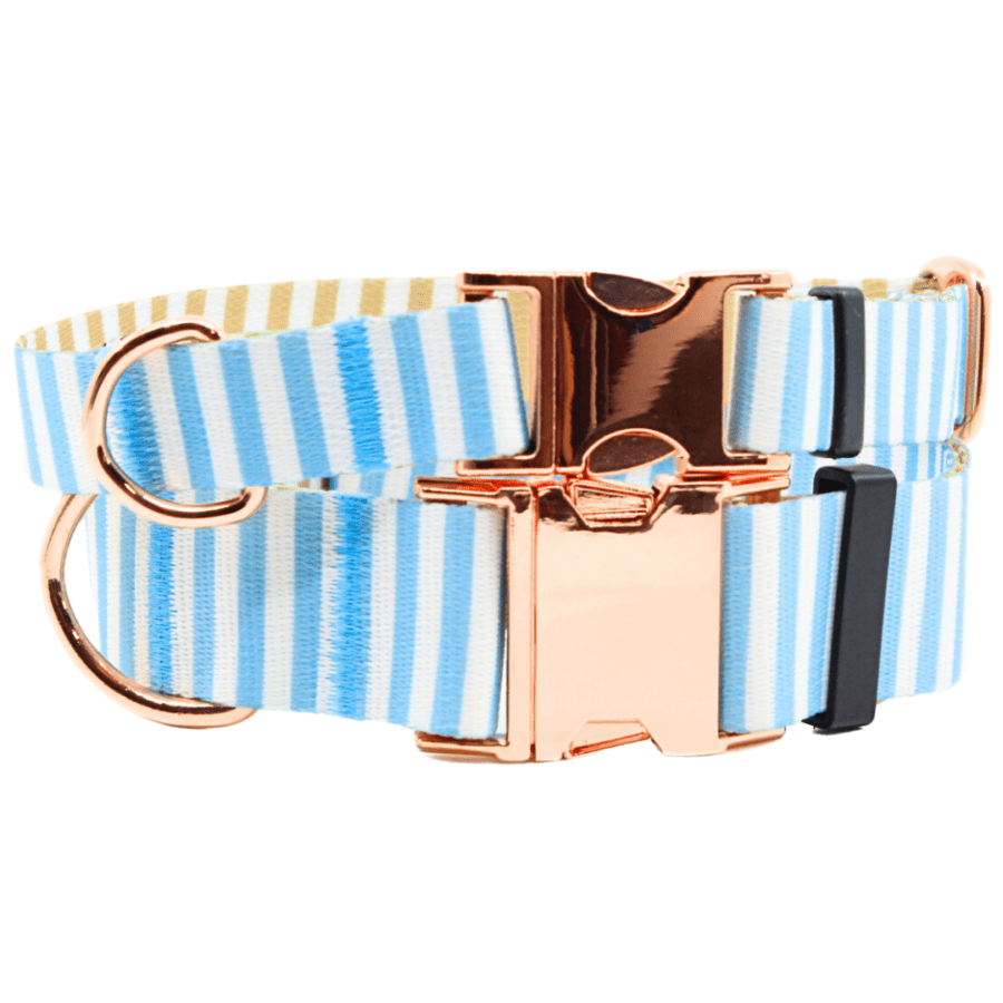 Kaelarihm "Striped serenity (blue)"