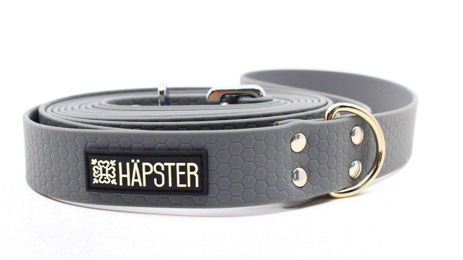 koera jalutusrihm hall veekindel lähivaatest