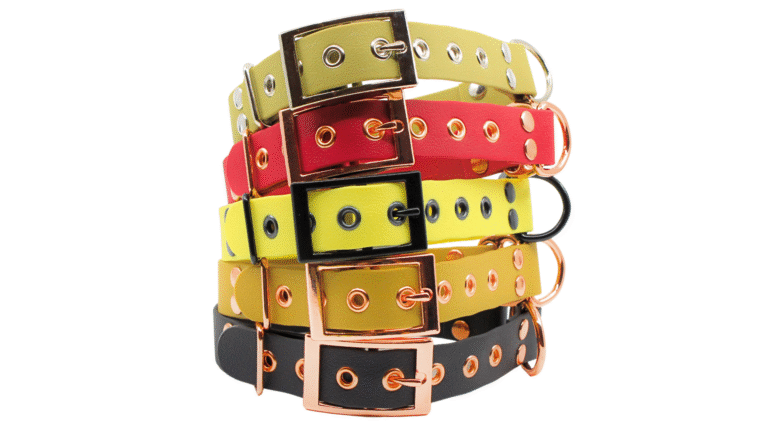 biotaanist koerte kaelarihmad veekindlad roosa kuld