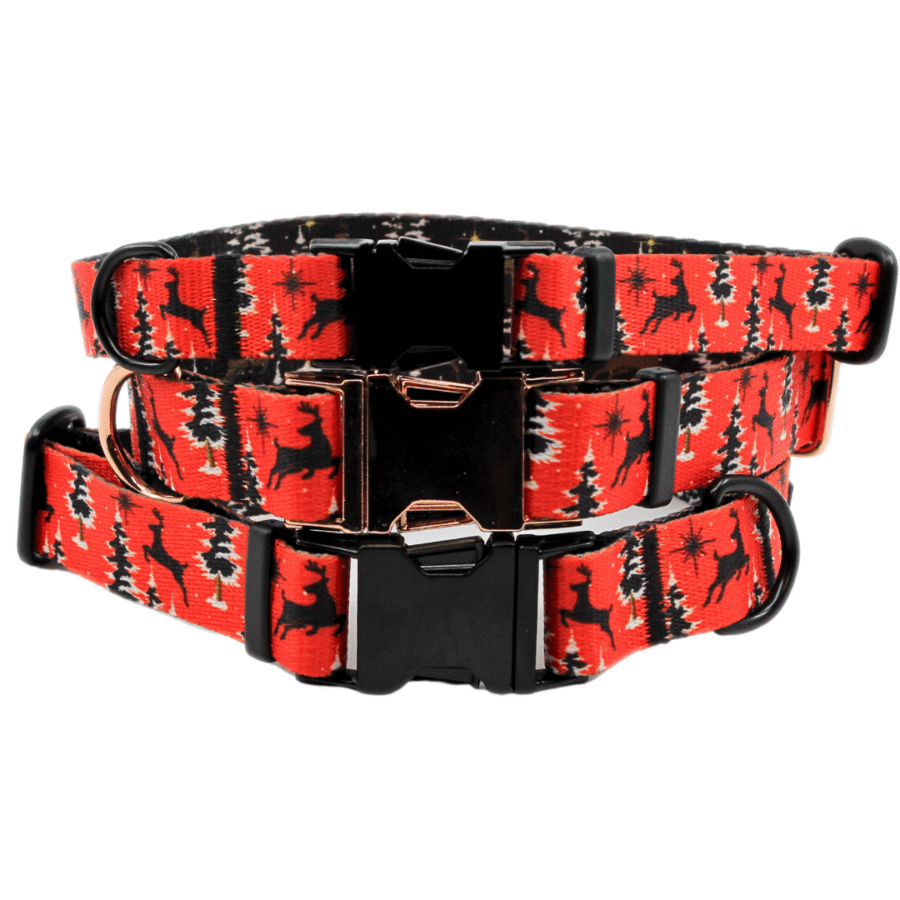 Kaelarihm "Winter wonderland (punane)"