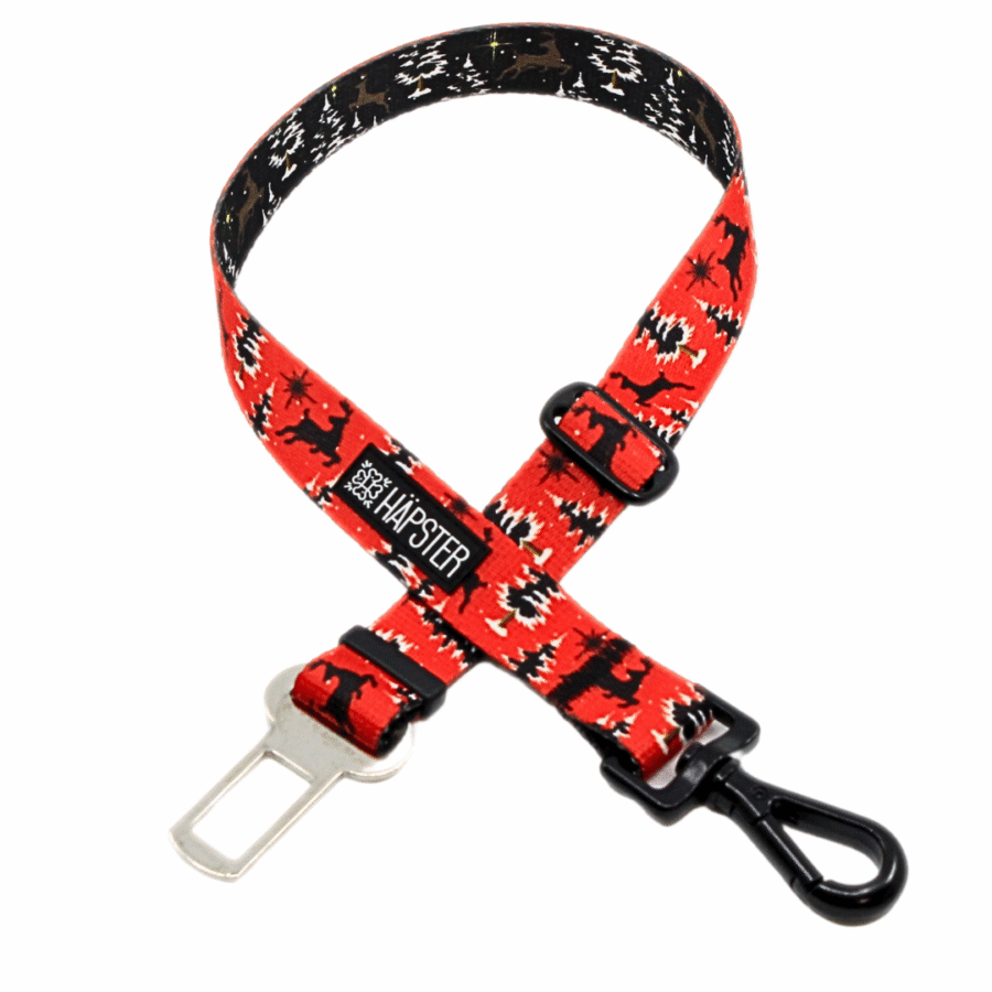 Turvavöö "Winter wonderland (punane)"