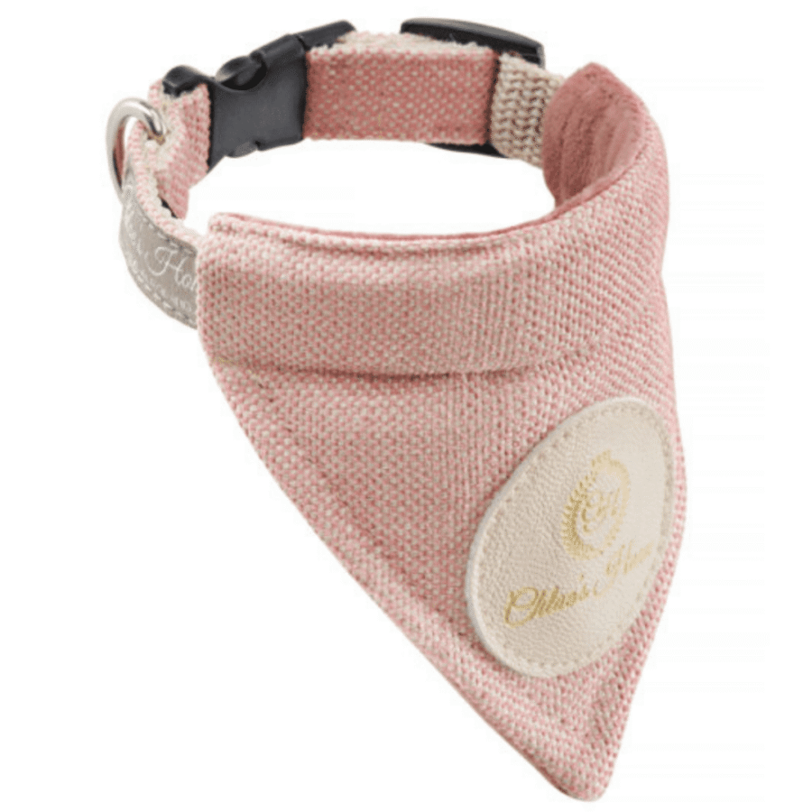 Kaelarätikuga roosa kaelarihm koerale