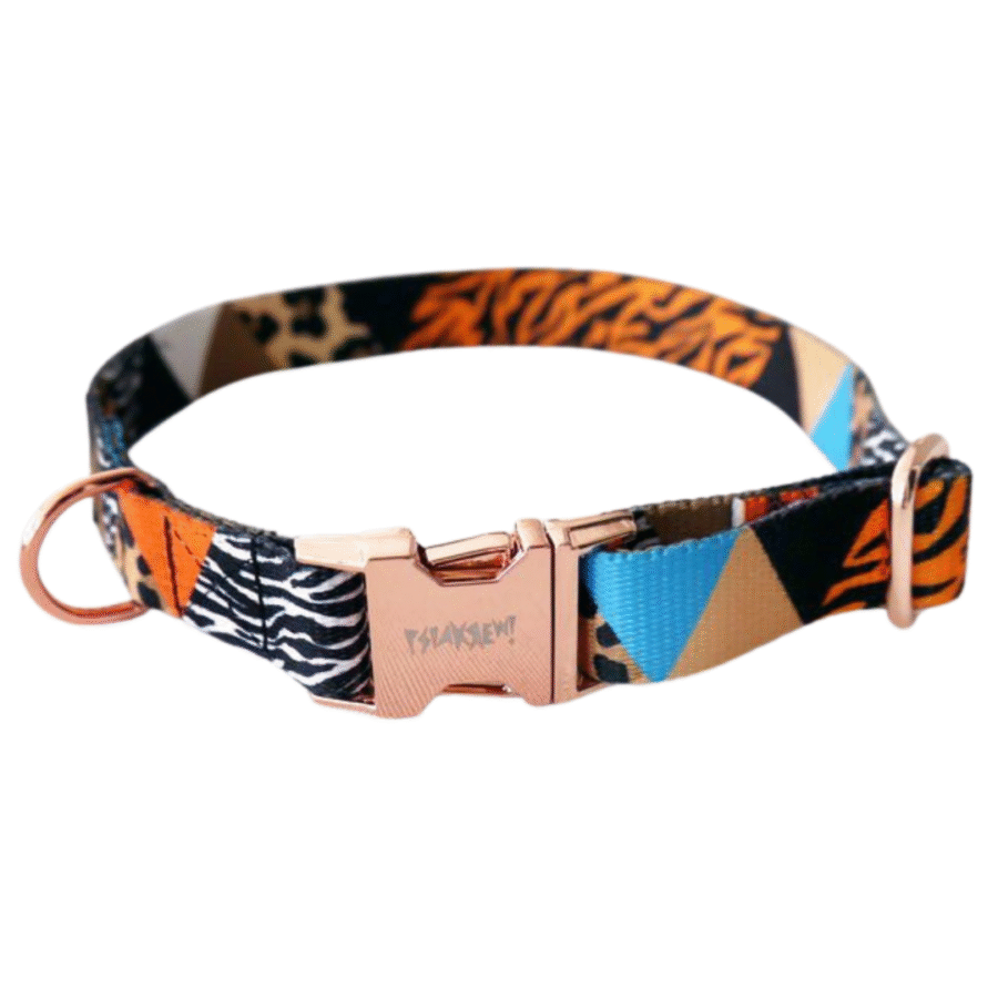 Kaelarihm "Wild animal" (kuldne)