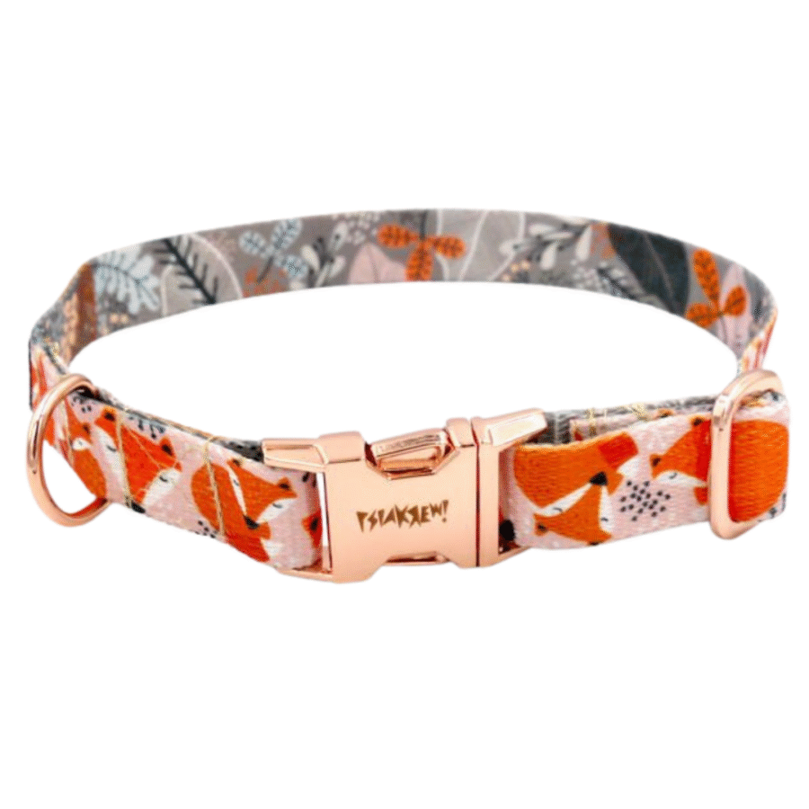 Kaelarihm "Foxy fox" (kuldne)